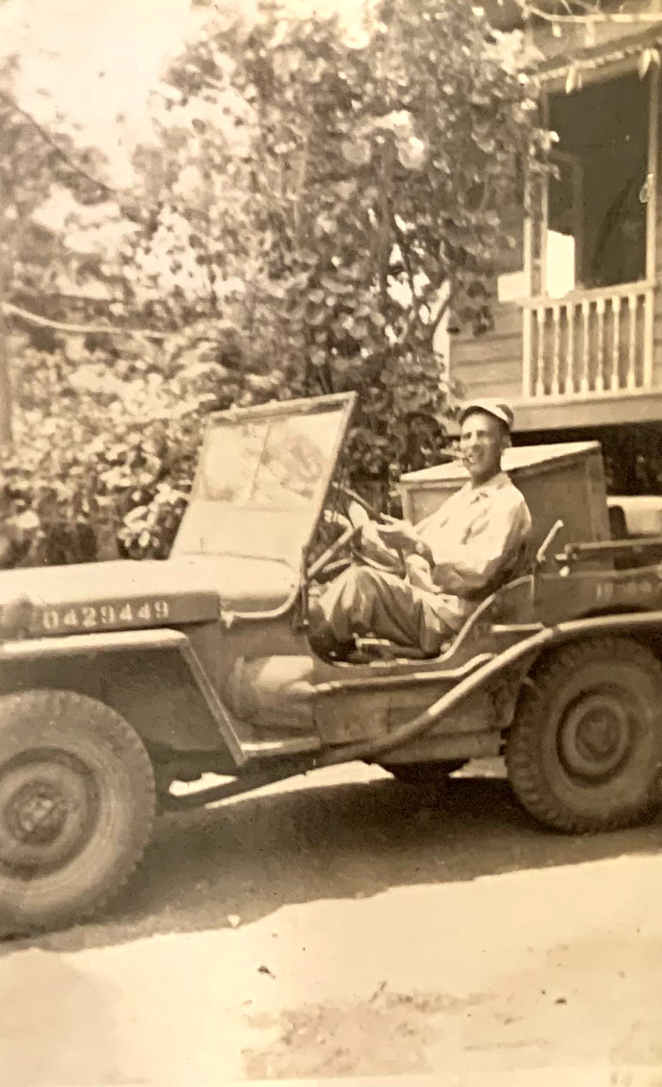 Abraham Snyder 511th PIR in jeep